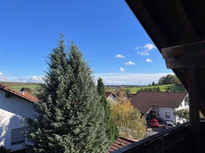 Helle Dachgeschosswohnung mit großem Ost-Balkon und EBK in ruhiger Lage