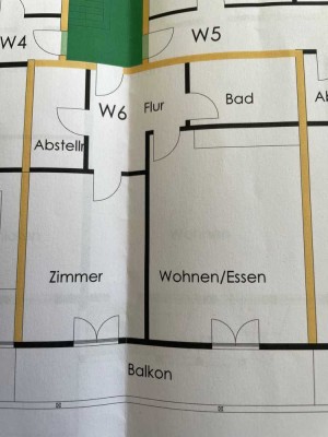 2-Zimmer Wohnung, Nähe Ortseingang