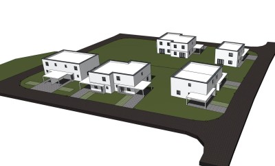 Wohnbauprojekt GERLING Herzogsdorf Einzel und Doppelhäuser ZIEGEL MASSIVBAUWEISE Ruhelage mit Aussicht