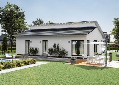 Der elegante Bungalow mit versetztem Pultdach, inkl Technikpaket (inkl. Montage) und Finishpaket!!!