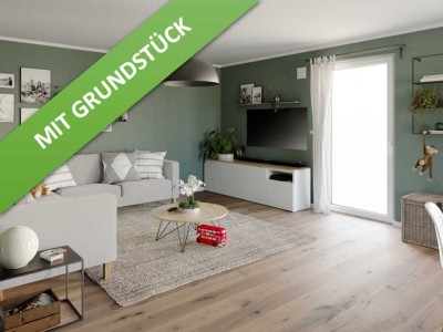 Inkl. Grundstück, Familienleben auf einer Ebene in Eilte.