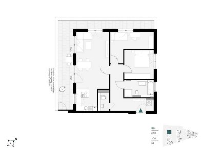 Tolle 3-Zimmer Wohnung mit Balkon und EBK I ERSTBEZUG