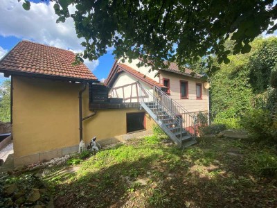Charmantes, großzügiges Haus mit Garten in der Feste Dilsberg