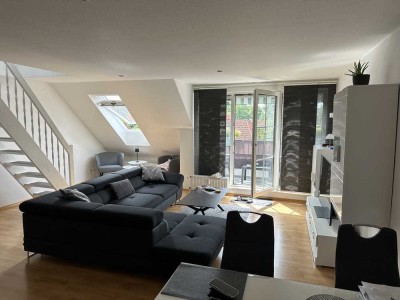Helle 3-Zimmer-Maisonette-Wohnung mit Balkon und Einbauküche in Gifhorn