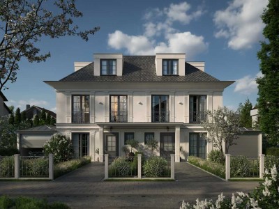NEUBAU I Exklusive Villenhälfte nähe Perlacher Forst I 50 % VERKAUFT