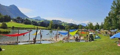 Objekt. Nr.: W1003 - WALCHSEE - FREIZEIWOHNSITZ - Tiroler Landhaus mit Galerie mit Gartenhaus in Bestlage mit Blick auf den Kaiser