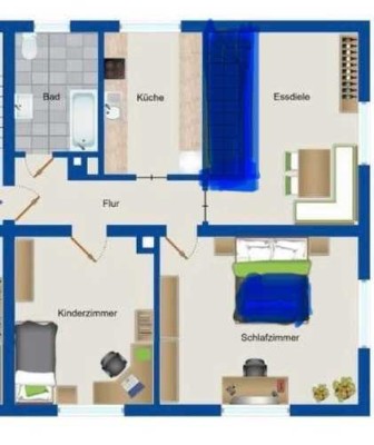 Erstbezug nach Sanierung: exklusive 3-Zimmer-Wohnung mit gehobener Innenausstattung in MA-Seckenheim