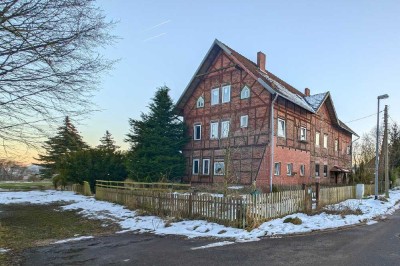 Zweifamilienhaus als Doppelhaushälfte im Harzvorland - leerstehend