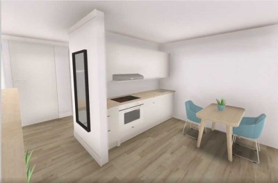 Moderne 2-Zimmer-Wohnung mit Terrasse in Herzlake