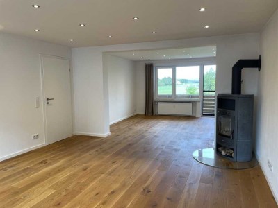 Sanierte 3-Zimmer Wohnung mit großem Balkon in Feldrandlage direkt an der Modau