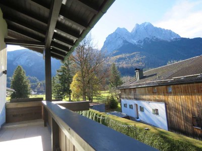 3‑Zimmer Wohnung mit zwei Balkonen in Grainau