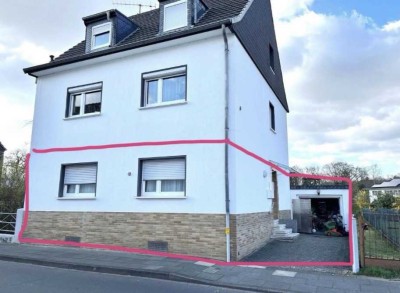 Modernisierte Wohnung mit zweieinhalb Zimmern und Garten in Siegburg