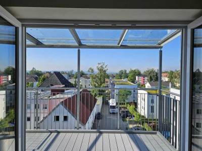 ... Neuwertige 3-Zi.-Whg mit Südbalkon und Bergblick  in zentraler Lage ...