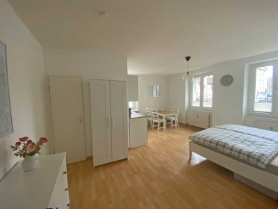 Möblierte 1-Raum-Erdgeschosswohnung in Leipzig