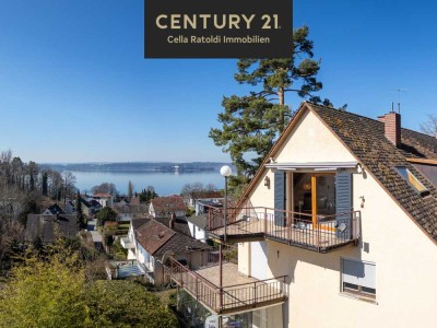 Ruhig, ruhiger - 3-Zimmer-Dachgeschosswohnung mit Seesicht!