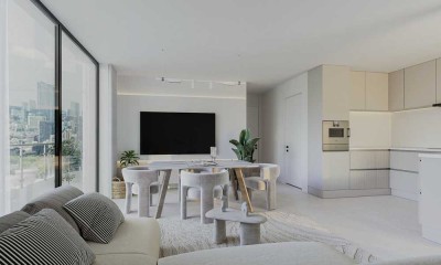 Luxus-Neubau-Penthouse mit Einbauküche & Dachterrasse – Stadtzentrum Karlsruhe
