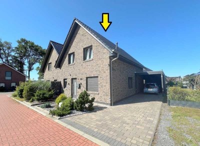 Neuwertige Doppelhaushälfte mit Carport in Herzlake zu verkaufen