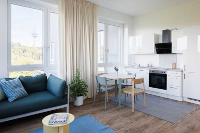 Fully-furnished flat in Aachen with forest views | All-inclusive rent | POHA House