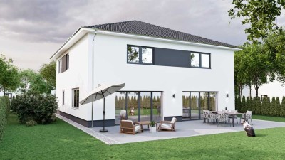 Excellente Stadtvilla, optional als Zweifamilienhaus, FBH, A+, PV-Anlage, Lüftung