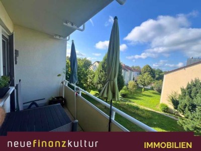 geräumige 2-Zimmer-Wohnung mit tollem Balkon und schönem Ausblick