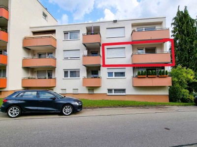 Ansprechende und gepflegte 2-Raum-Wohnung mit Balkon und Einbauküche in Rottweil