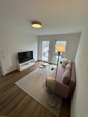 Voll möblierte! Neubau–Erstbezug! 2-Zimmer-Wohnung mit Glasfaser, PV-Anlage– Nähe Hbf Ingolstadt