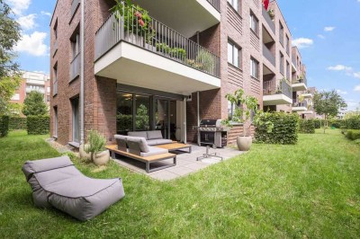Lebensqualität im Grünen - Stilvolle Wohnung mit Terrasse im Seelhorster Garten