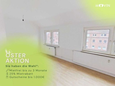 Helle 2-Zimmer-Wohnung mit großer Küche