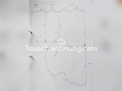 Tauschwohnung: 3Z-EG Wohnung sanierter Altbau, Terrasse und Garten