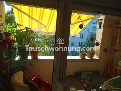 Tauschwohnung: Helle 3 Zimmer-Wohnung mit Balkon am Naturschutzgebiet