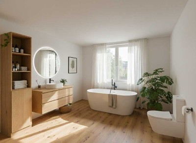 Offenes Wohnkonzept mit Süd-Balkon im Erstbezug