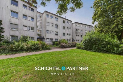 Neue Vahr Südost | Schöne Hochparterre-Wohnung mit Balkon und Wintergarten