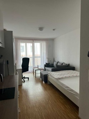 1-Zimmer-Studenten-Appartement teilmöbliert mit Einbauküche