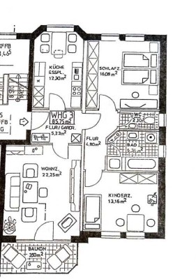 Schöne 3-Zimmer-Wohnung in attraktiver Wohnlage in Sibbesse