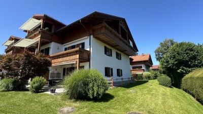 **Sonnige 3-Zi-Whg. mit Bergblick in ruhiger Lage in Bad Wiessee**