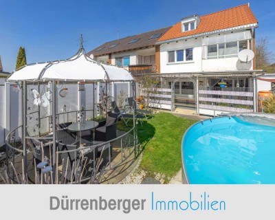 Einziehen und wohlfühlen - Reiheneckhaus mit Pool in Germering