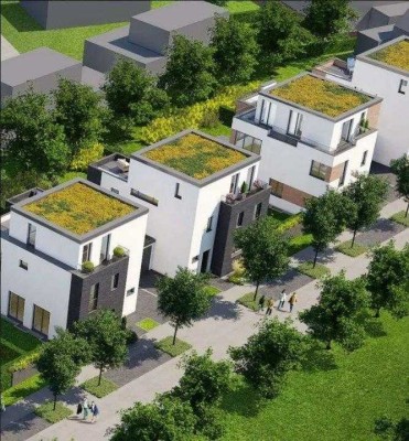 ***Zwei freist. Staffelgeschoss-Villen mit Dachterrasse in Düsseldorf-Kaiserswerth***