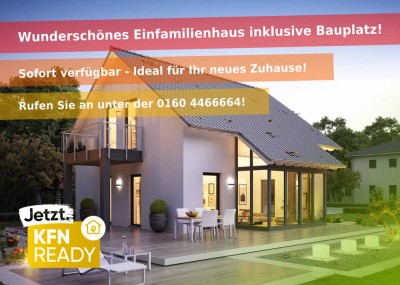 � LETZTER BAUPLATZ! � Wunderschönes schlüsselfertiges EH40+ EFH �� sucht Baufamilie!