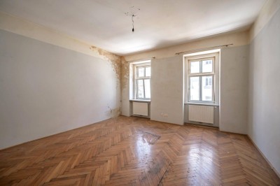 ++NEU++ 1,5-Zimmer ALTBAUWohnung in aufstrebender Lage! sanierungsbedürftig!