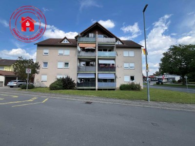 Vermietete, frisch renovierte Dachgeschosswohnung 
mit Garage in Külsheim