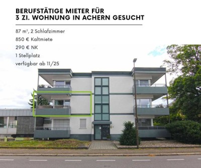 Ansprechende 3 Zimmerwohnung mit Balkon zu vermieten