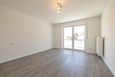 Modernisierte Obergeschoss-Wohnung mit zwei Balkonen und zwei Carports in Stutensee-Friedrichstal