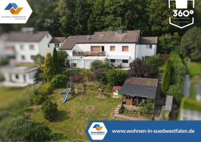 VR IMMO: Familienparadies mit Weitblick - Zweifamilienhaus in Lüdenscheid.