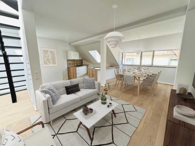 3 Zi Penthouse Neubau mit EBK / Dachterrasse / Tiefgarage