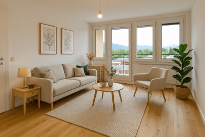 Geidorf: Sanierte 2-Zimmer Wohnung mit Loggia direkt an der Mur