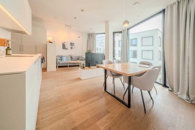 Exklusive 1,5-Zimmer-Wohnung, FRIENDS-Tower in Nymphenburg am Hirschgarten, unmöbliert, ab sofort