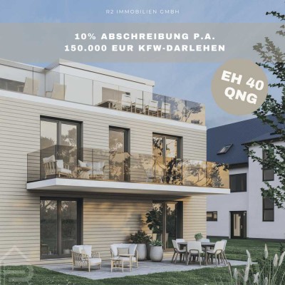 Kapitalanlage mit Doppel-AfA & KfW-Förderung: Neubau 3-ZW für 4.000 €/m²