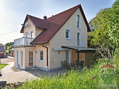Modernes Einfamilienhaus mit großem Garten