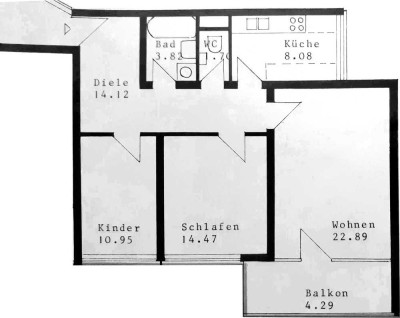 Erstvermietung n. Sanierung: Exklusive 3-Zimmer-Wohnung, gehobene Ausstattg, mit Balkon, EBK, Garage