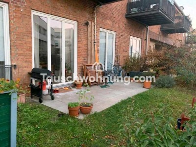 Tauschwohnung: Nette Hochparterre mit Garten am Brauhausberg